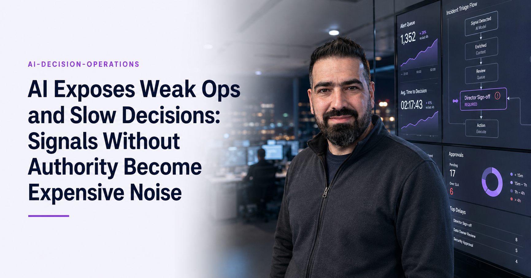 AI Exposes Weak Ops and Slow Decisions: Signals Without Authority Become Expensive Noise