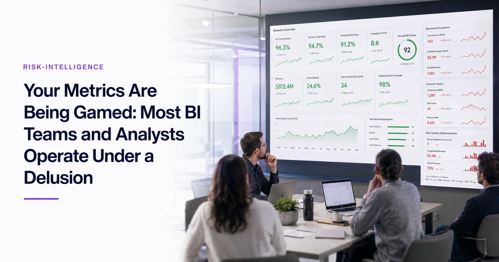 Your Metrics Are Being Gamed: Most BI teams and analysts operate under a delusion