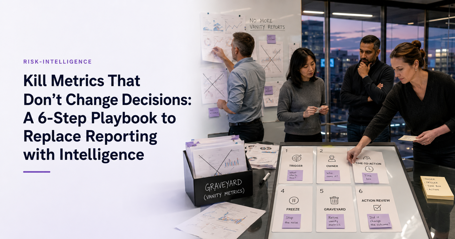 Kill Metrics That Don’t Change Decisions: A 6-Step Playbook to Replace Reporting with Intelligence